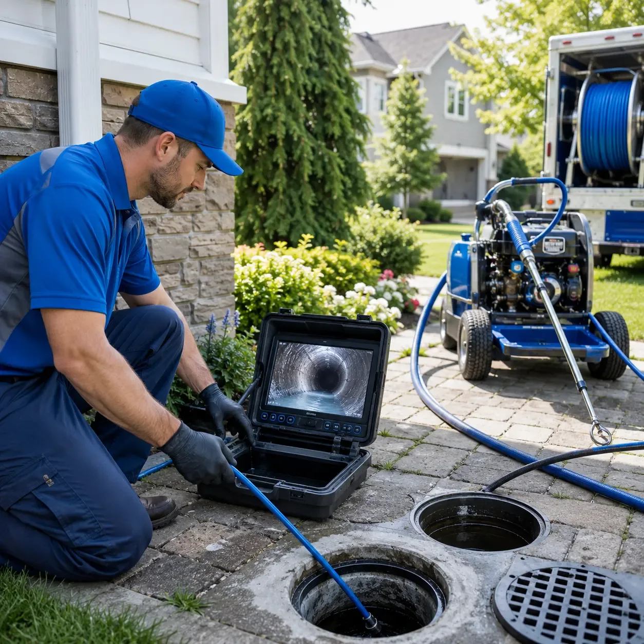 Outdoor drain cleaning professionals serving Monongahela, PA